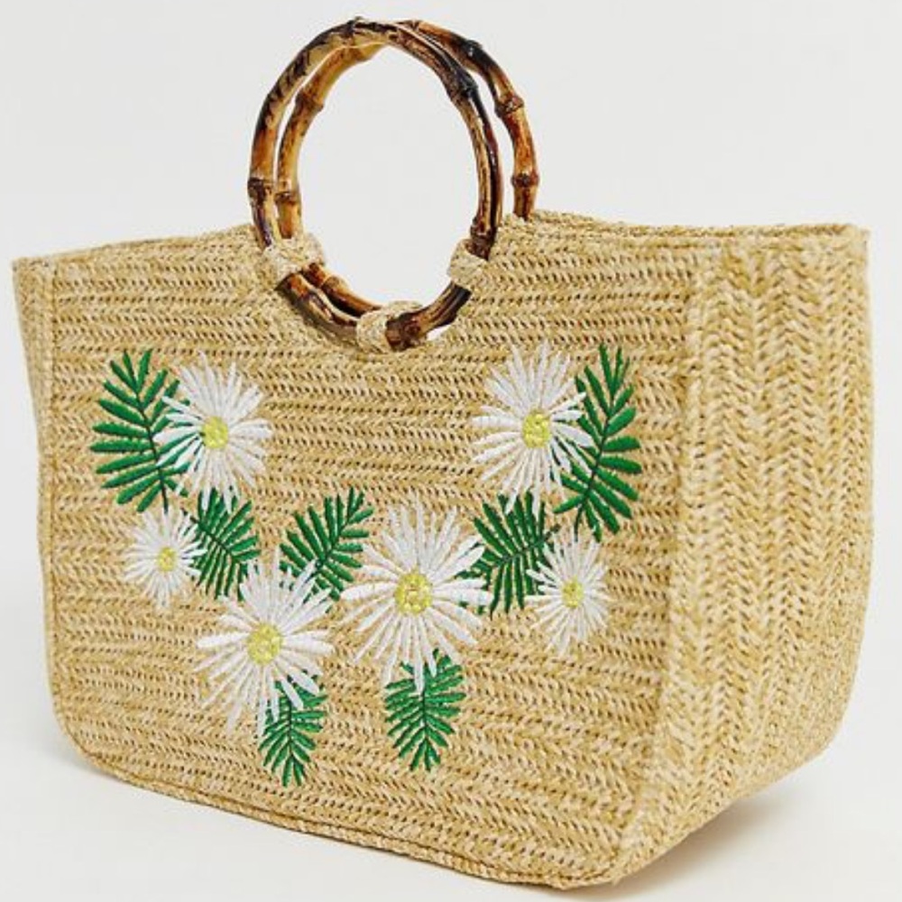 Skinnydip London NWT Straw Tote Bag